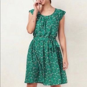 Lauren Conrad Pleated neck dress